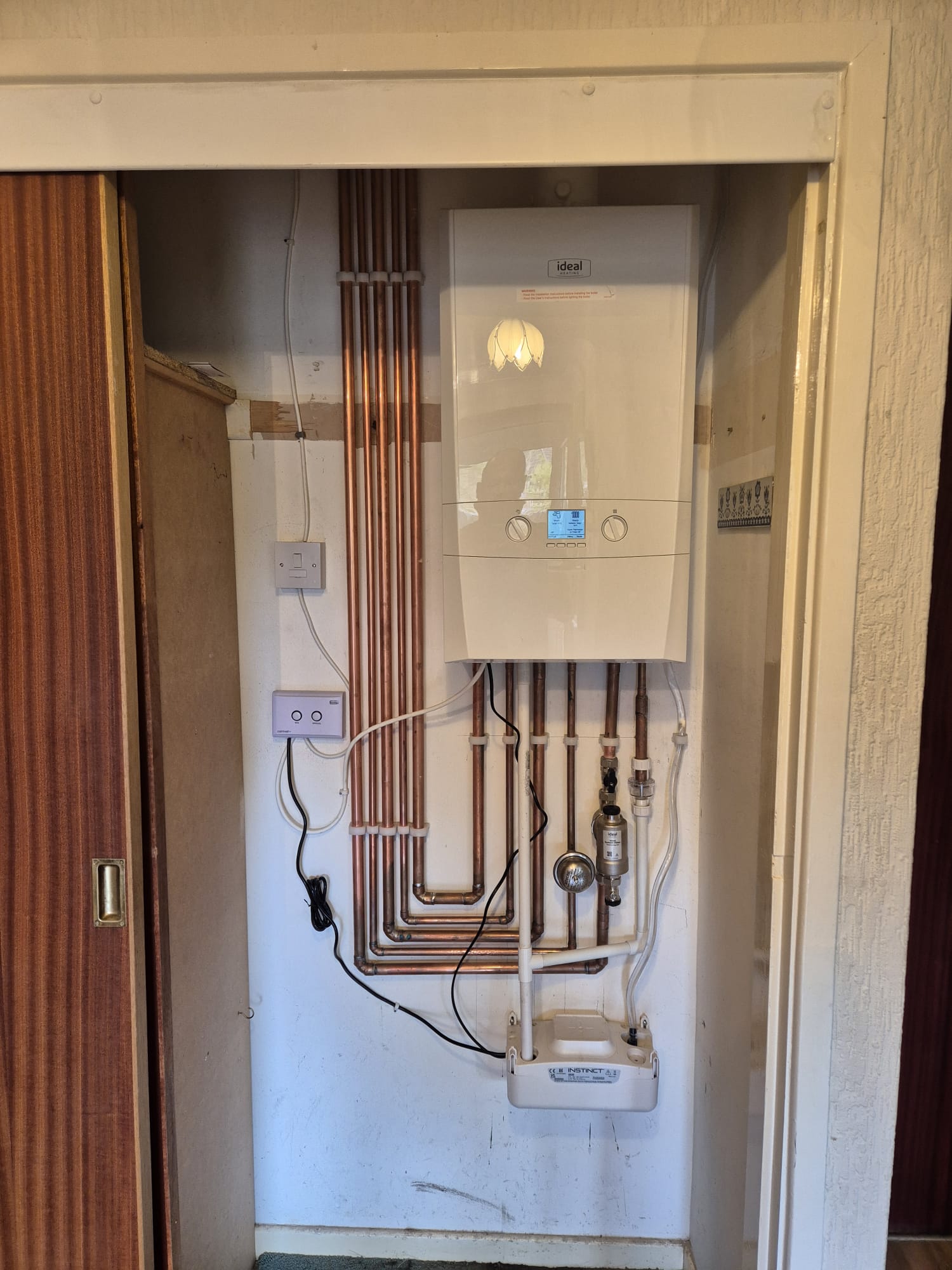 Ideal boiler installation